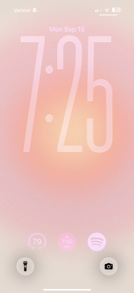 iOS 26 Liquid Glass home screen customization New iOS 26 lock screen clock style