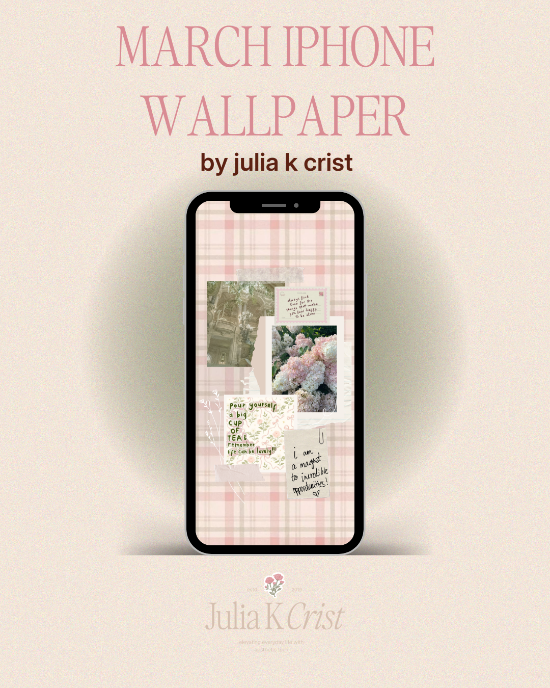 march ios iphone wallpaper collage